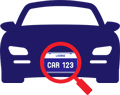 Licence Plate Recognition Icon